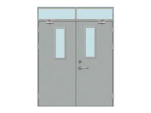 白色钢质隔热防火门